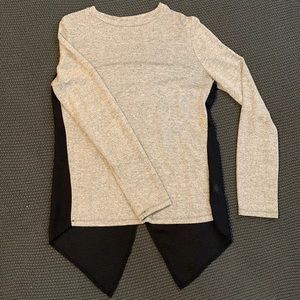 Mossimo Long Sleeve with Criss Cross Sheer Back